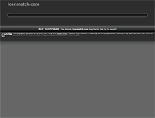 Tablet Screenshot of loanmatch.com